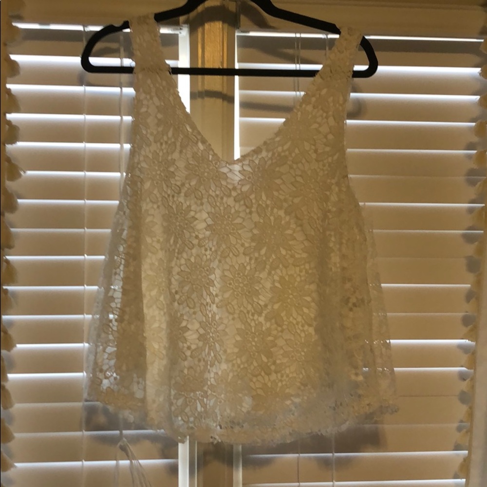White tank top